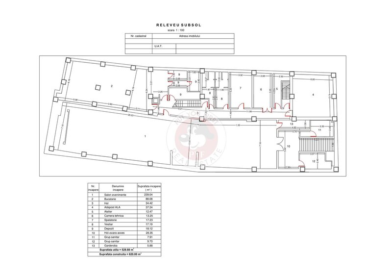 Plevnei I Imobil S P M 7E I 3058mp I 42 camere I B10544